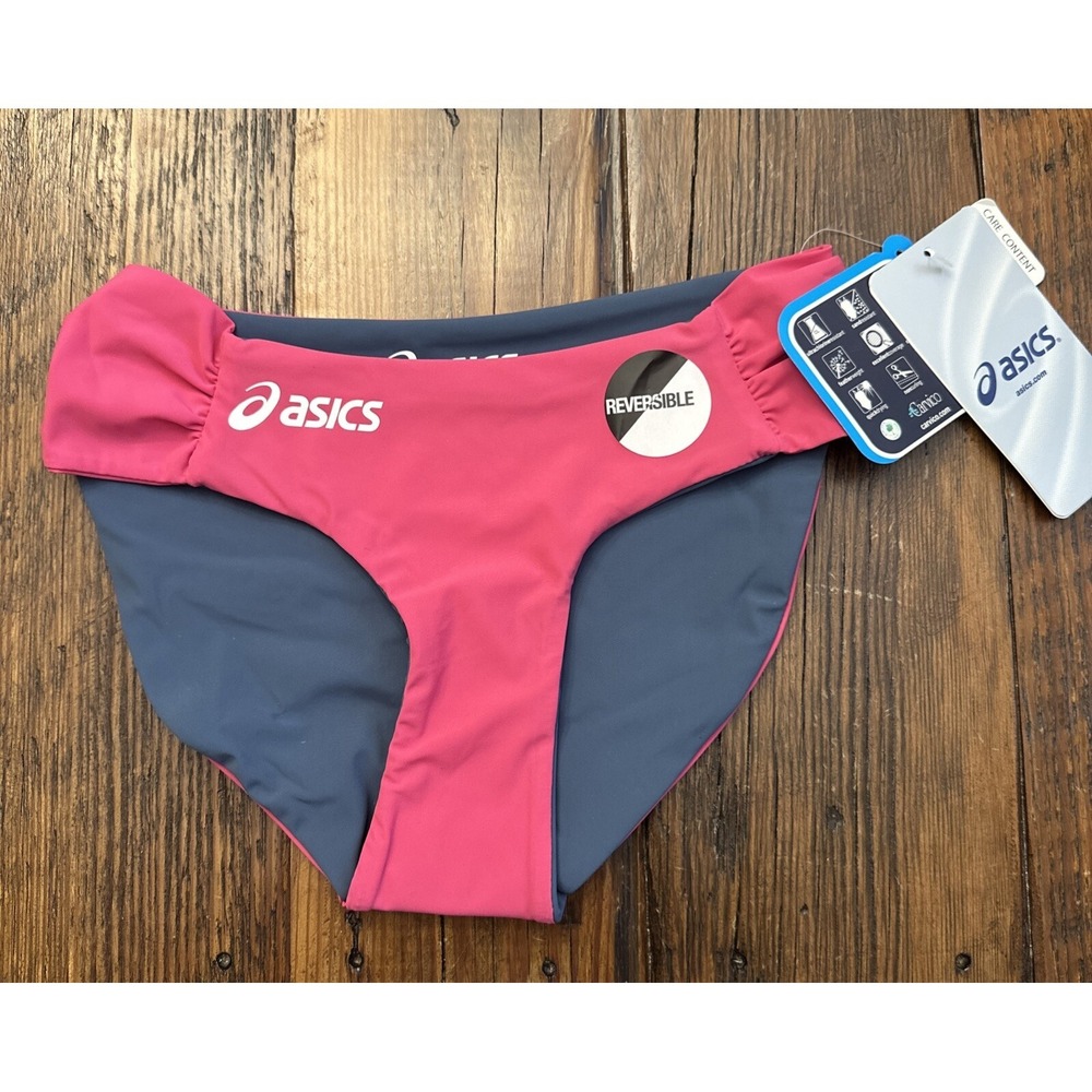 NWT ASICS Keli Bikini Bottom Reversible Size Medium Sand Resistant, Quick Dry